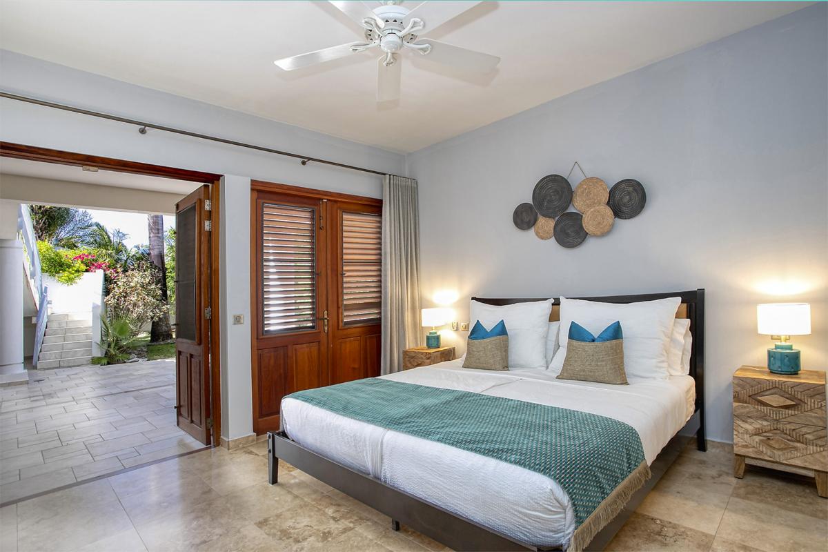 31-LesPalmiersBleus_Bedroom4_Location villa avec piscine terres basses saint martin